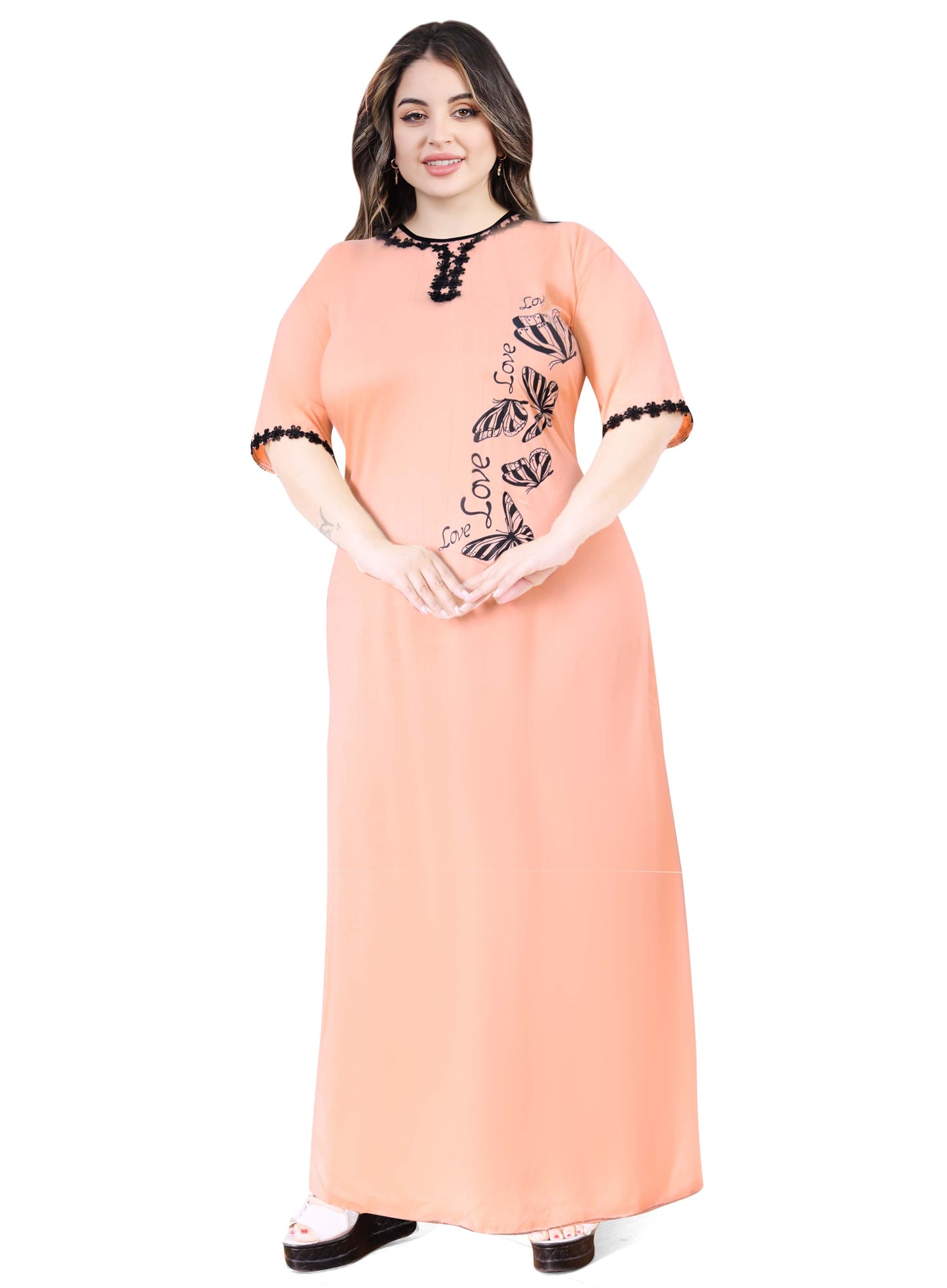 عباية فراشة نص كم