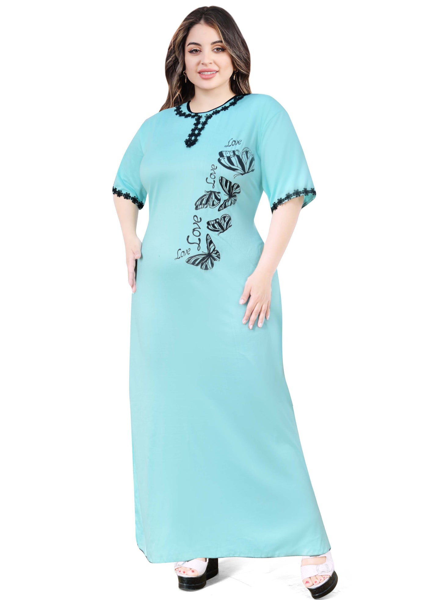 عباية فراشة نص كم