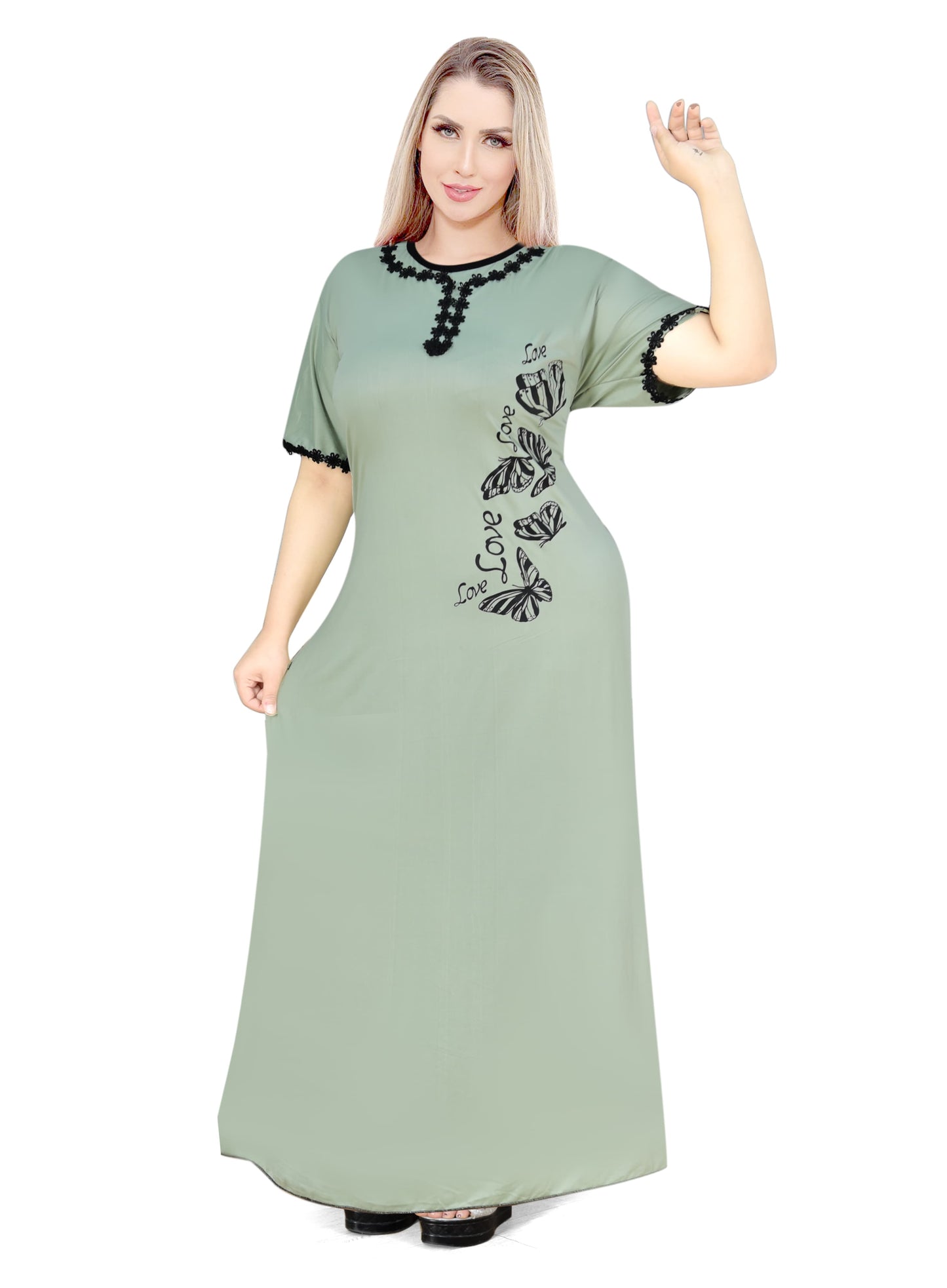 عباية فراشة نص كم